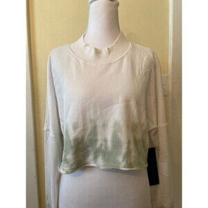 Mono B Cropped sweatshirt womens small MONO B sweatshirt MONOB long sleeve crop